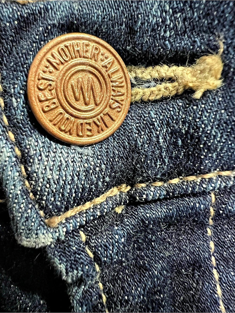 Mother Skinny Jeans Waist 27 Blue